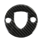 Carbon Fiber Car Steering Wheel Decorative Sticker for Porsche Macan, Steering Wheel