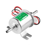 HEP-02A Universal Car 24V Fuel Pump Inline Low Pressure Electric Fuel Pump, 24V (Gold), 24V (Silver)