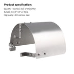 Racing Car Cold Air Intake Cone Sport Air Filter Cover Heat Shield for 2.5 -5.5 inch Air Filter, AF017-S