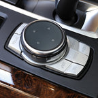 Multi-function Knob Modified IDRIVE Button Decorative Sticker for BMW 1 2 3 5 Series X1 X3 X5 X6, Seven Button Bticker