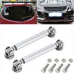 2 PCS Car Modification Adhesive Surrounded Rod Lever Front and Rear Bars Fixed Front Lip Back Shovel, Length: 10cm, 10cm (Silver), 10cm (Red), 10cm (Blue), 10cm (Carbon Fiber Black), 10cm (Colour), 10cm (Black)