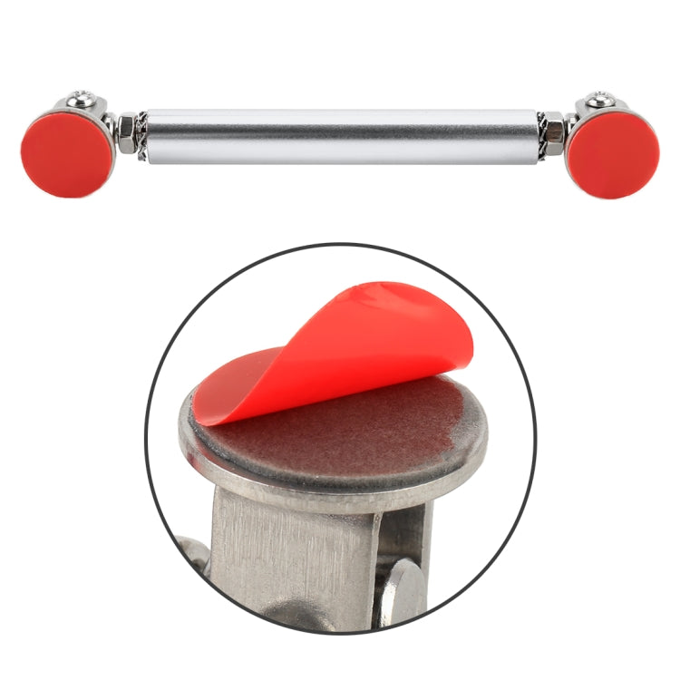 2 PCS Car Modification Adhesive Surrounded Rod Lever Front and Rear Bars Fixed Front Lip Back Shovel, Length: 10cm, 10cm (Silver), 10cm (Red), 10cm (Blue), 10cm (Carbon Fiber Black), 10cm (Colour), 10cm (Black)