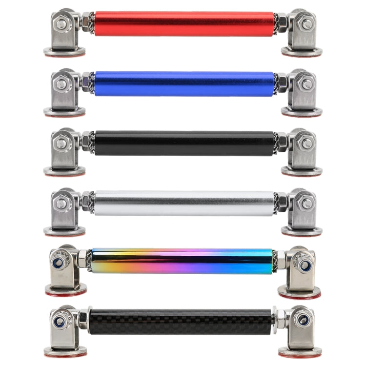 2 PCS Car Modification Adhesive Surrounded Rod Lever Front and Rear Bars Fixed Front Lip Back Shovel, Length: 10cm, 10cm (Silver), 10cm (Red), 10cm (Blue), 10cm (Carbon Fiber Black), 10cm (Colour), 10cm (Black)