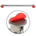 2 PCS Car Modification Adhesive Surrounded Rod Lever Front and Rear Bars Fixed Front Lip Back Shovel, Length: 15cm, 15cm (Silver), 15cm (Red), 15cm (Blue), 15cm (Carbon Fiber Black), 15cm (Colour), 15cm (Black)