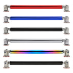 2 PCS Car Modification Adhesive Surrounded Rod Lever Front and Rear Bars Fixed Front Lip Back Shovel, Length: 15cm, 15cm (Silver), 15cm (Red), 15cm (Blue), 15cm (Carbon Fiber Black), 15cm (Colour), 15cm (Black)