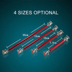 2 PCS Car Modification Adhesive Surrounded Rod Lever Front and Rear Bars Fixed Front Lip Back Shovel, Length: 15cm, 15cm (Silver), 15cm (Red), 15cm (Blue), 15cm (Carbon Fiber Black), 15cm (Colour), 15cm (Black)