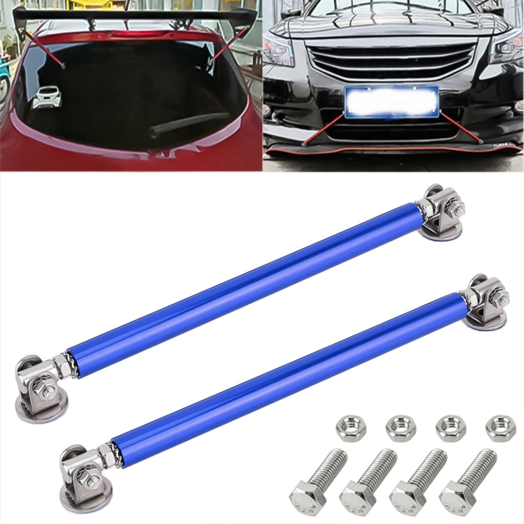 2 PCS Car Modification Adhesive Surrounded Rod Lever Front and Rear Bars Fixed Front Lip Back Shovel, Length: 20cm, 20cm (Red), 20cm (Blue), 20cm (Carbon Fiber Black), 20cm (Colour), 20cm (Black), 20cm (Silver)