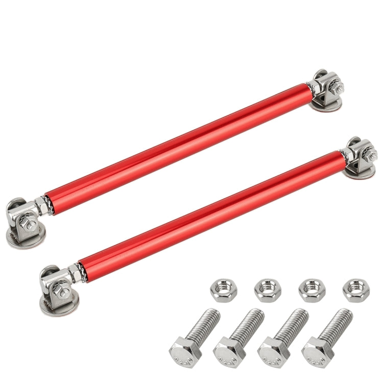 2 PCS Car Modification Adhesive Surrounded Rod Lever Front and Rear Bars Fixed Front Lip Back Shovel, Length: 20cm, 20cm (Red), 20cm (Blue), 20cm (Carbon Fiber Black), 20cm (Colour), 20cm (Black), 20cm (Silver)