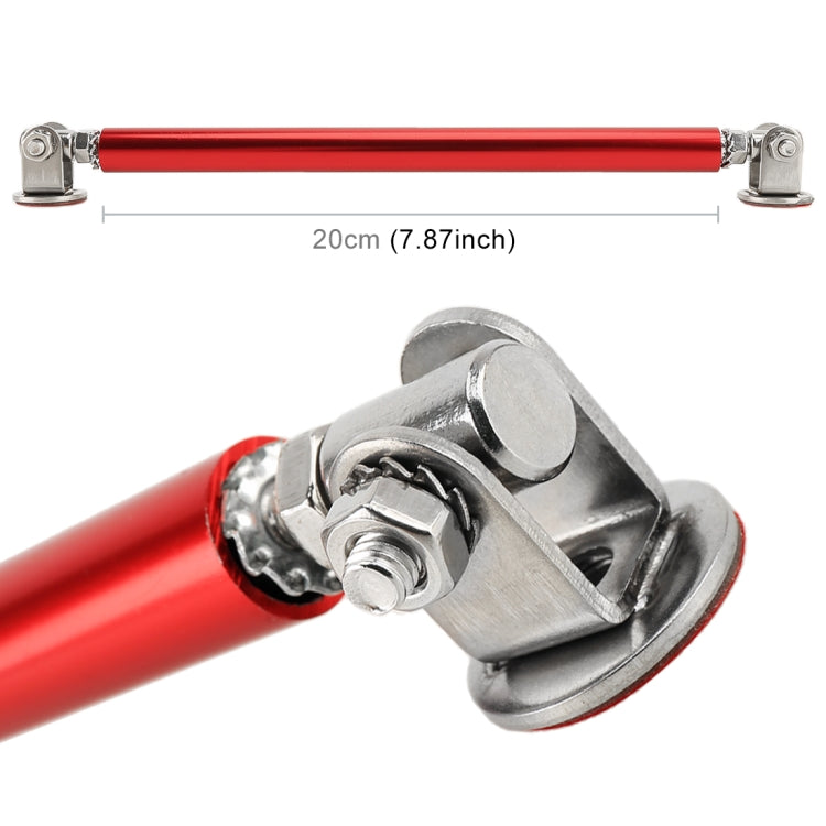 2 PCS Car Modification Adhesive Surrounded Rod Lever Front and Rear Bars Fixed Front Lip Back Shovel, Length: 20cm, 20cm (Red), 20cm (Blue), 20cm (Carbon Fiber Black), 20cm (Colour), 20cm (Black), 20cm (Silver)