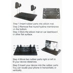 Car Pure Silicon Dashboard Mount Holder Cell Phone Holder, Silicon Phone Holder