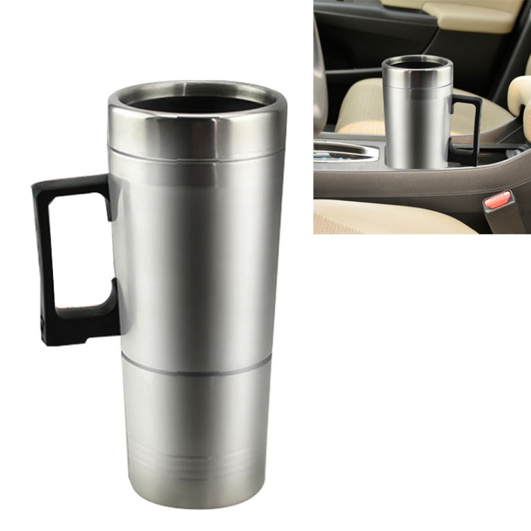 DC 12V Stainless Steel Car Electric Kettle Heated Mug Heating Cup with Charger Cigarette Lighter, Capacity: 300ML, DC 12V