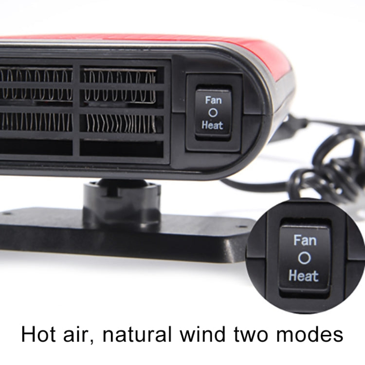 Car Heater Hot Cool Fan Windscreen Window Demister Defroster DC 12V, Ordinary Version, DC 12V, Ordinary Version (Grey), DC 12V, Ordinary Version (Red)