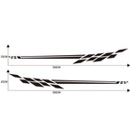 Car Styling Plaid Series PVC Sticker Auto Decorative Sticker, D-373