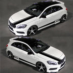 5 in 1 Car Styling Stripe Hood PVC Sticker Auto Decorative Sticker, D-935