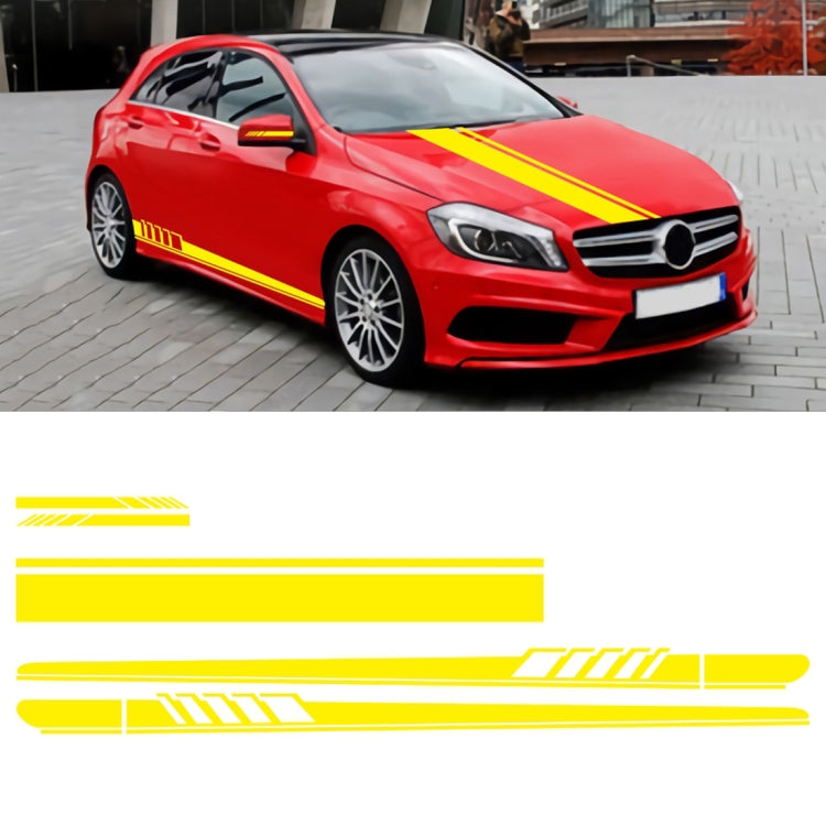 5 in 1 Car Styling Stripe Hood PVC Sticker Auto Decorative Sticker, D-935