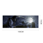 Death Cemetery Pattern Horror Series Car Rear Window Decorative Sticker, Size: 168 x 74cm, Size: 168 x 74cm