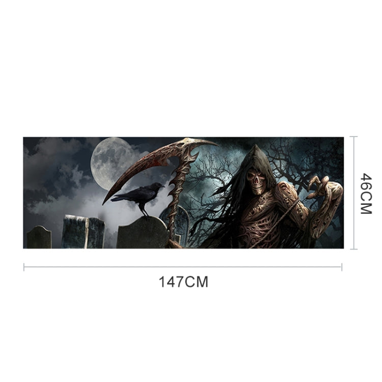 Scythe Death Pattern Horror Series Car Rear Window Decorative Sticker, Size: 147 x 46cm, Size: 147 x 46cm (Scythe Death)