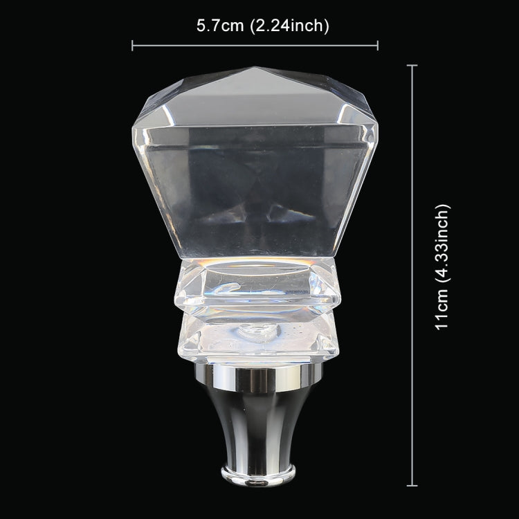 Universal Car Tower Shaped Crystal Gear Head Gear Shift Knob, 3