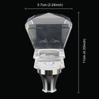 Universal Car Tower Shaped Crystal Gear Head Gear Shift Knob, 3