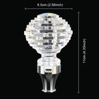 Universal Car Nest Shaped Crystal Gear Head Gear Shift Knob with Light, 4