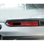 Car Carbon Fiber Vice Driving Seat Nameplate Decorative Sticker for Ford Mustang 2015-2020, Vice Driving Seat Nameplate