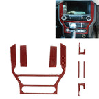 7 in 1 Car Carbon Fiber Central Control Panel Decorative Sticker for Ford Mustang 2015-2020, Central Control Panel