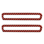 2 in 1 Car Carbon Fiber Door Air Outlet Frame Decorative Sticker for Ford Mustang 2015-2020, Door Air Outlet Frame