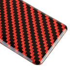 2 in 1 Car Carbon Fiber Fuel Tank Cover Decorative Sticker for Ford Mustang 2015-2020, Fuel Tank Cover