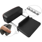 Universal Car PU Leather Wrapped Armrest Box Cushion Car Armrest Box Mat with Storage Box, 1pc(Black White), 1pc(Grey), 1pc(Beige), 1pc(Brown), 1pc(Black), 1pc (Black Red)