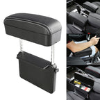 Universal Car PU Leather Wrapped Armrest Box Cushion Car Armrest Box Mat with Storage Box, 1pc(Black White), 1pc(Grey), 1pc(Beige), 1pc(Brown), 1pc(Black), 1pc (Black Red)
