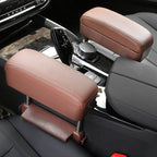 2 PCS Universal Car Wireless Qi Standard Charger PU Leather Wrapped Armrest Box Cushion Car Armrest Box Mat with Storage Box, 2pcs(Brown), 2pcs(Black), 2pcs(Black Red), 2pcs(Black White), 2pcs(Grey), 2pcs(Beige)