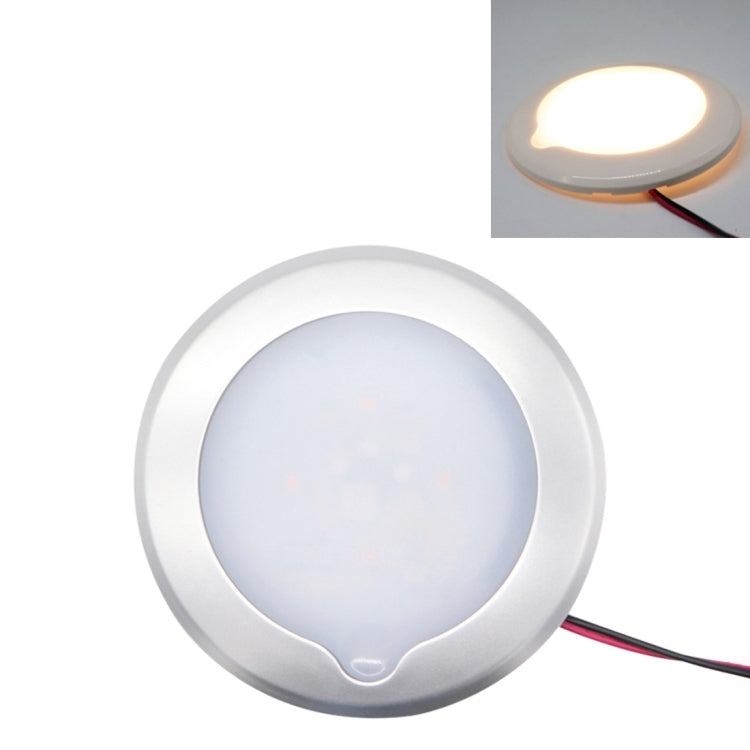 DC 9-30V 4.5W 3000-3300K IP67 Marine RV Dimmable 150mm LED Dome Light Ceiling Lamp, with Touch Control, 150mm LED Dome Light, 150mm LED Dome Light(White Light)