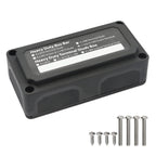 Max DC 48V 100A Heavy-Duty Module Design Bus Bar 4 M6 / 12 M4 Terminal Studs Box Busbar for Car / RV / Boat, 100A