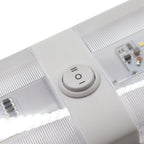 D4347 10-24V 6-7W 4000-4500K 560LM RV Yacht 48 PCS LED Lamps Dome Light Ceiling Lamp, with Independent Switch Control, D4347