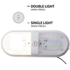 D4347 10-24V 6-7W 4000-4500K 560LM RV Yacht 48 PCS LED Lamps Dome Light Ceiling Lamp, with Independent Switch Control, D4347