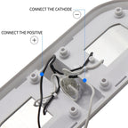 D4347 10-24V 6-7W 4000-4500K 560LM RV Yacht 48 PCS LED Lamps Dome Light Ceiling Lamp, with Independent Switch Control, D4347