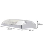 D4376S DC11-18V 3.6W 6000-6500K IP50 24LEDs SMD-5050 Marine RV Dimmable LED Dome Light Ceiling Lamp, with Touch Control, D4376S