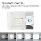D4376S DC11-18V 3.6W 6000-6500K IP50 24LEDs SMD-5050 Marine RV Dimmable LED Dome Light Ceiling Lamp, with Touch Control, D4376S