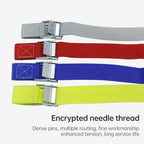 Car Tension Rope Luggage Strap Belt Auto Car Boat Fixed Strap with Alloy Buckle,Random Color Delivery, Size: 25mm x 2m, 2m