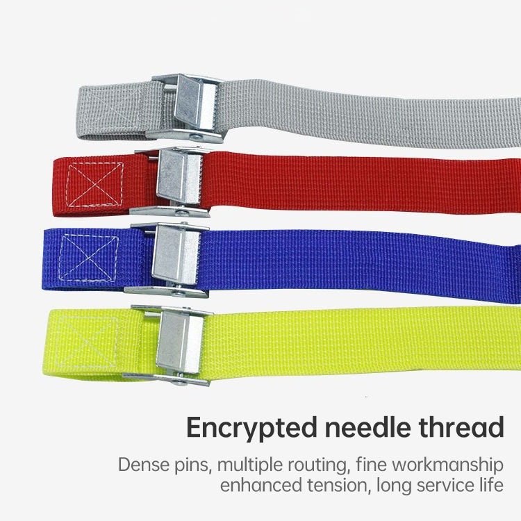 Car Tension Rope Luggage Strap Belt Auto Car Boat Fixed Strap with Alloy Buckle,Random Color Delivery, Size: 25mm x 3m, 3m