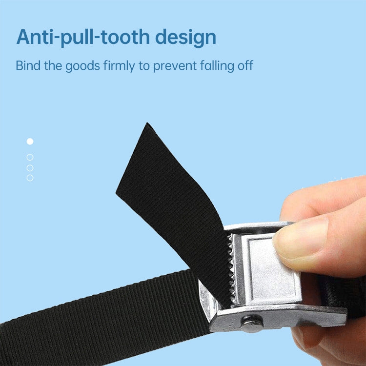 Car Tension Rope Luggage Strap Belt Auto Car Boat Fixed Strap with Alloy Buckle,Random Color Delivery, Size: 25mm x 4m, 4m