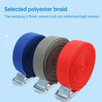 Car Tension Rope Luggage Strap Belt Auto Car Boat Fixed Strap with Alloy Buckle,Random Color Delivery, Size: 25mm x 6m, 6m