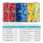 120 in 1 Universal T Shape Push Clamp Solderless Wire Connector Fast Wiring Terminal Insulated Joint Connector Set