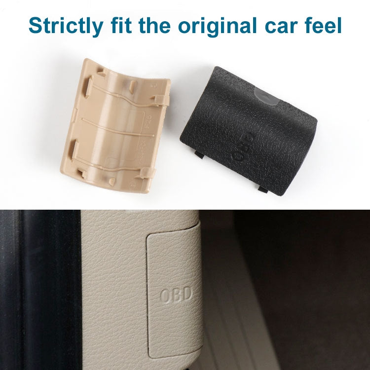 Car Diagnostic Plug Cover OBD Panel Decorative Cover 51437147538 for BMW E84 2009-2015, For BMW E84 2009-2015 (Black), For BMW E84 2009-2015 (Beige)