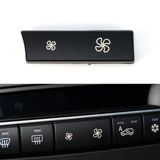 Car Wind Power Switch Air Conditioning Air Volume Button for BMW 5 Series 2011-2017 / 7 Series 2009-2015, Left High Configuration, Left High Configuration