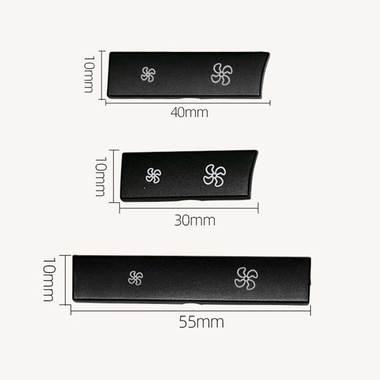 Car Wind Power Switch Air Conditioning Air Volume Button for BMW 5 Series 2011-2017 / 7 Series 2009-2015, Left High Configuration, Left High Configuration