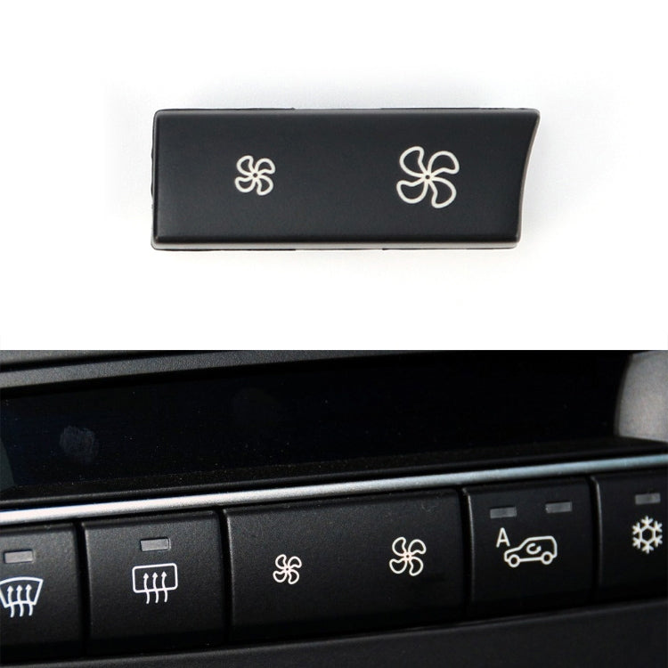Car Wind Power Switch Air Conditioning Air Volume Button for BMW 5 Series 2011-2017 / 7 Series 2009-2015, Right Middle Configuration, Right Middle Configuration
