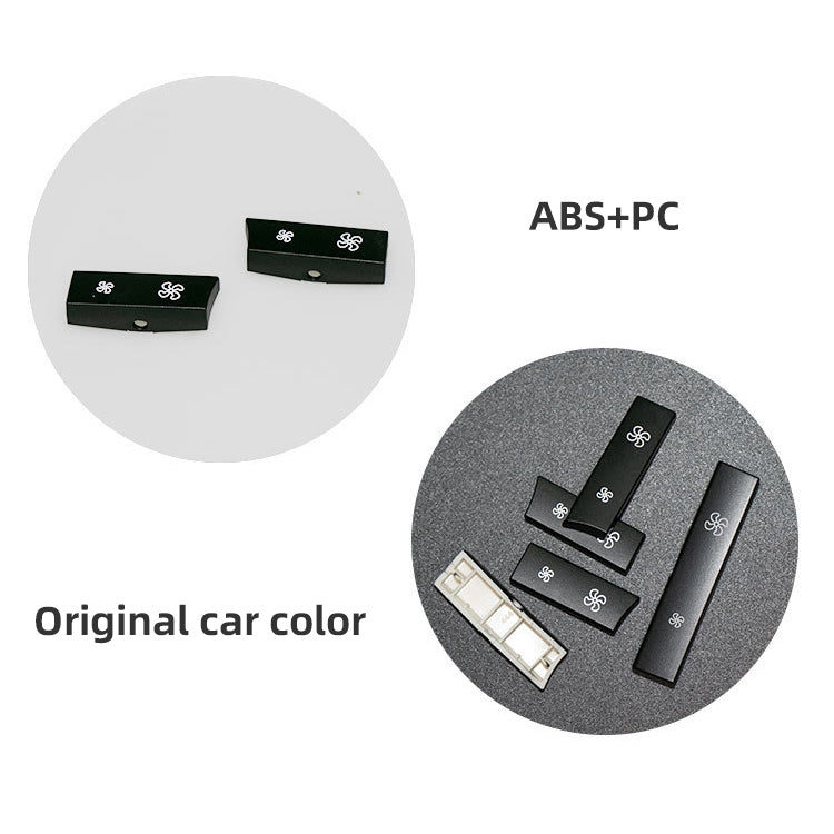 Car Wind Power Switch Air Conditioning Air Volume Button for BMW 5 Series 2011-2017 / 7 Series 2009-2015, Left Middle Configuration, Left Middle Configuration