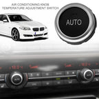 Car Temperature Adjustment Switch Air Conditioning Knob with Letter for BMW 5 Series / 6 Aeries / 7 Aeries GT, with Letter