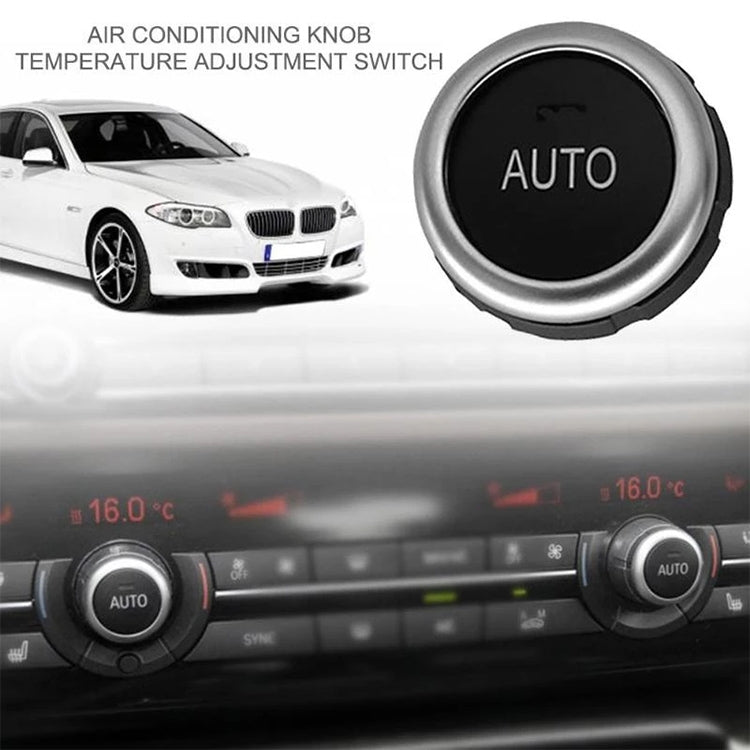 Car Temperature Adjustment Switch Air Conditioning Knob without Letter for BMW 5 Series / 6 Aeries / 7 Aeries GT, without Letter